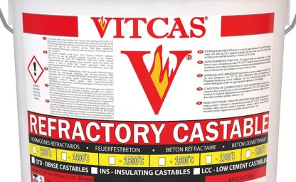 Calcestruzzo resistente al calore, resistente a temperature fino a 1.600 gradi Celsius